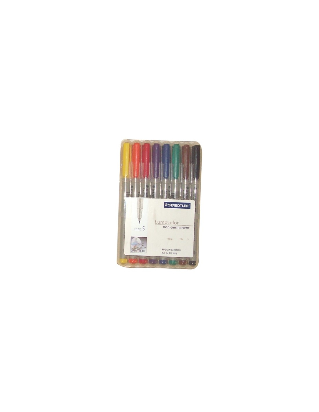 POCHETTE FEUTRES SOLUBLES 8 COULEURS SUPER FIN STAEDLER